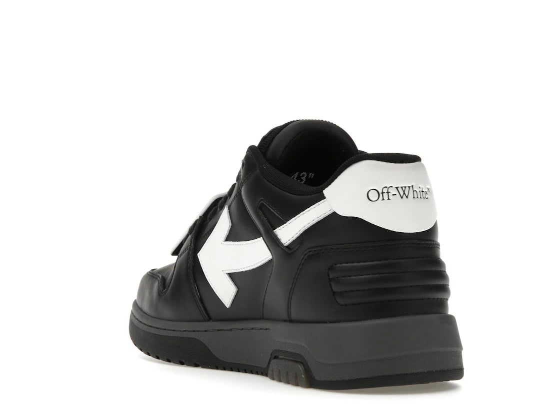 OFF-WHITE Out Of Office OOO Low Tops Schwarz Grau Weiß FW23 - vue secondaire B