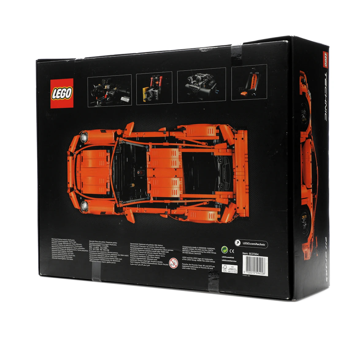 LEGO Technic Porsche 911 GT3 RS Set 42056 - vue secondaire B