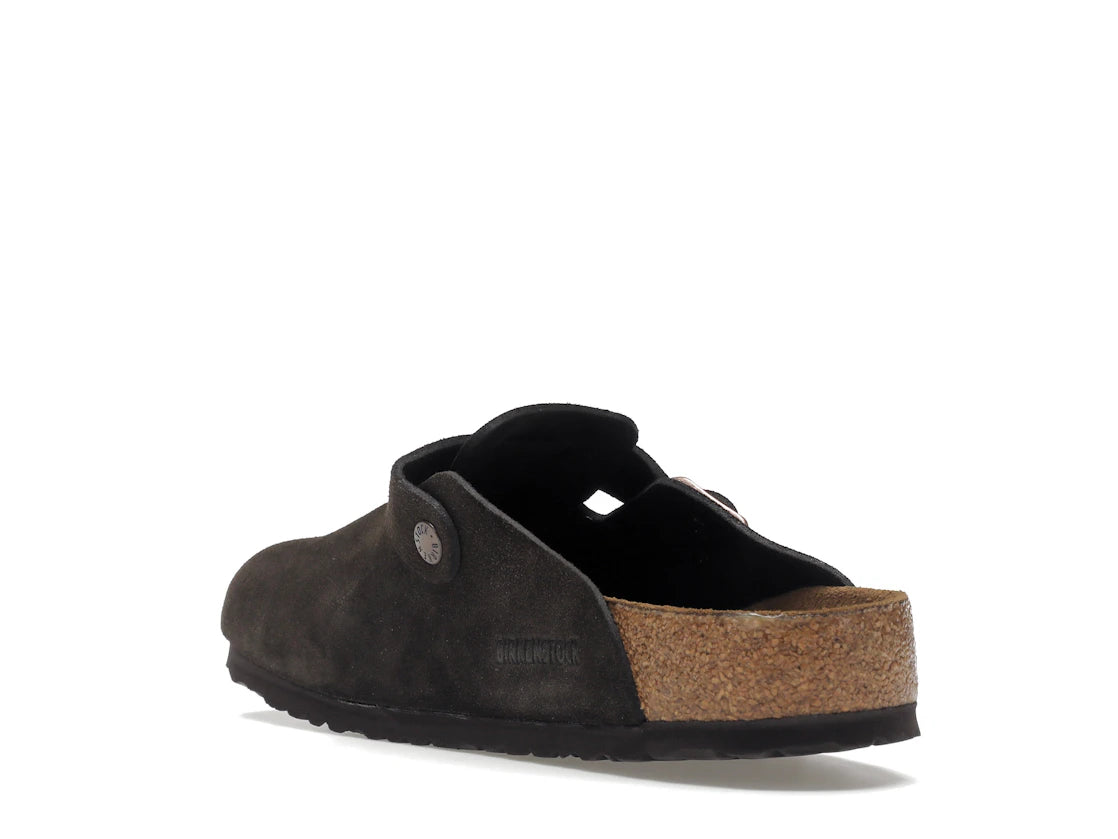 Birkenstock Boston Soft Footbed Suede Mocca - vue secondaire B