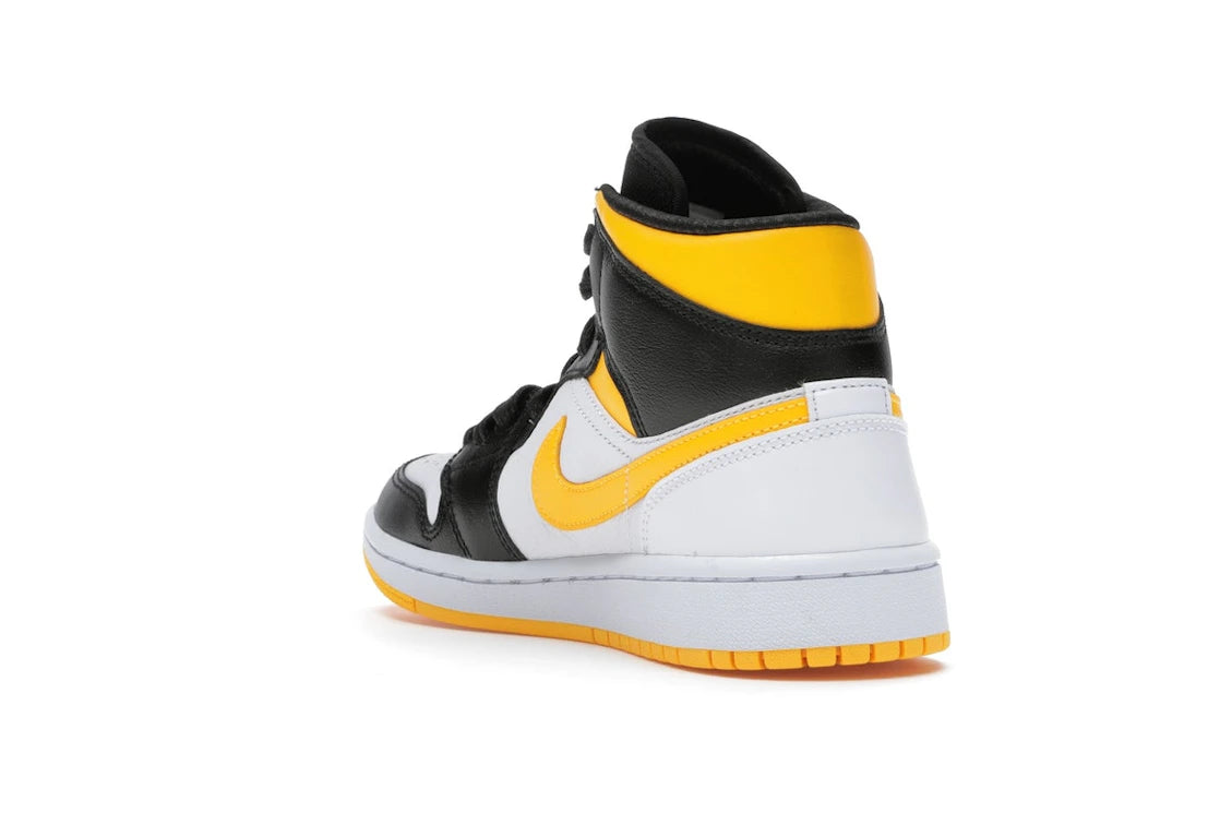 Jordan 1 Mid Laser Orange Black (Women's) - vue secondaire B