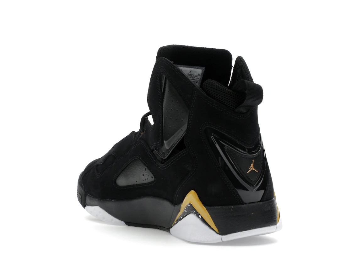 Jordan True Flight Black White Metallic Gold - vue secondaire B