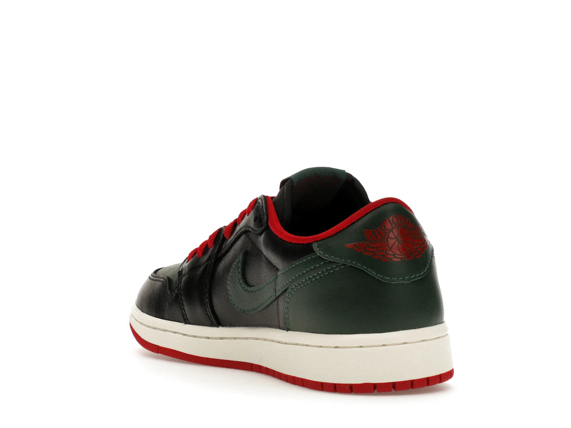 Jordan 1 Retro Low OG Gorge Green Varsity Red (Women's) - vue secondaire B