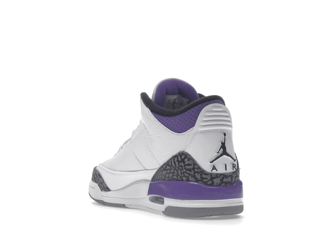Jordan 3 Retro Dark Iris (GS) - vue secondaire B