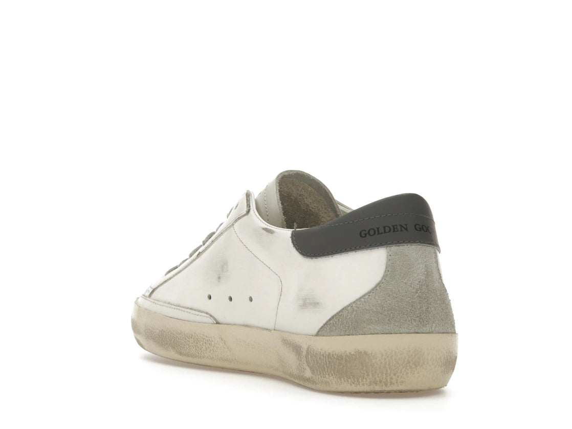Golden Goose Super-Star Weiß Grau - vue secondaire B