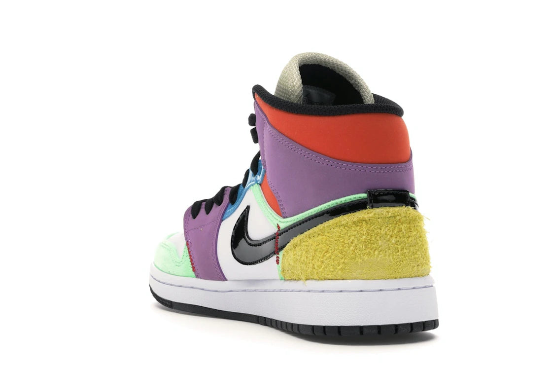 Jordan 1 Mid SE Multi-Color (Damen) - vue secondaire B