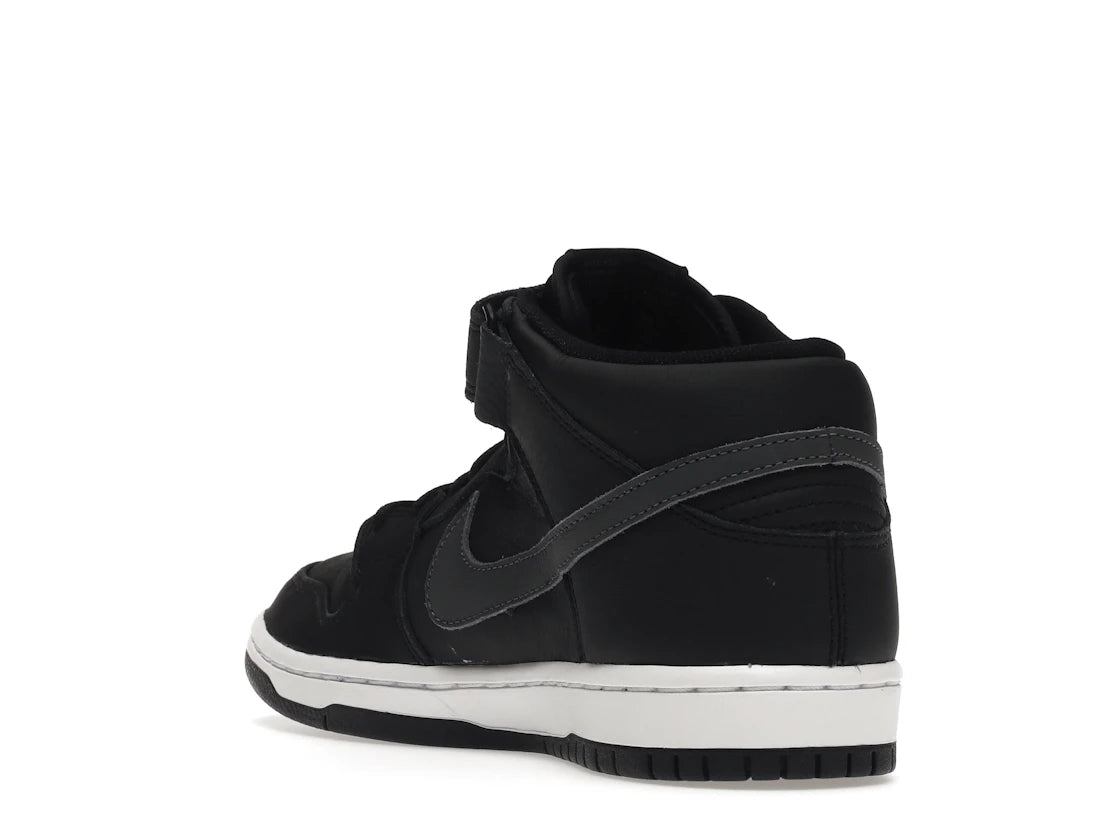 Nike SB Dunk Mid ISO Orange Label Schwarz Dunkelgrau - vue secondaire B