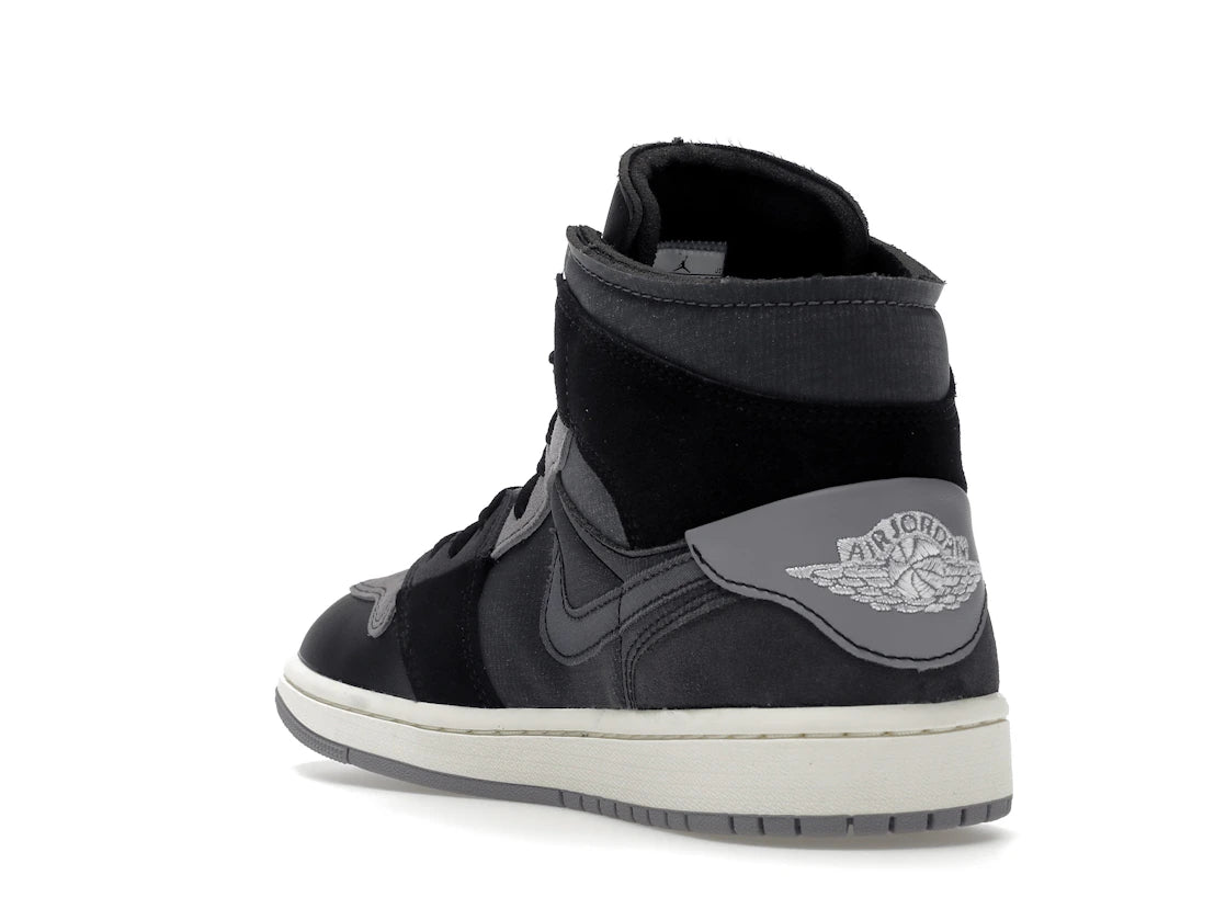 Jordan 1 Mid Craft Inside Out Schwarz - vue secondaire B