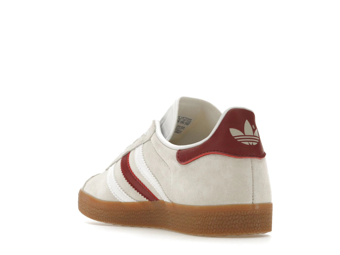 adidas Gazelle Aluminum Collegiate Burgundy - vue secondaire B