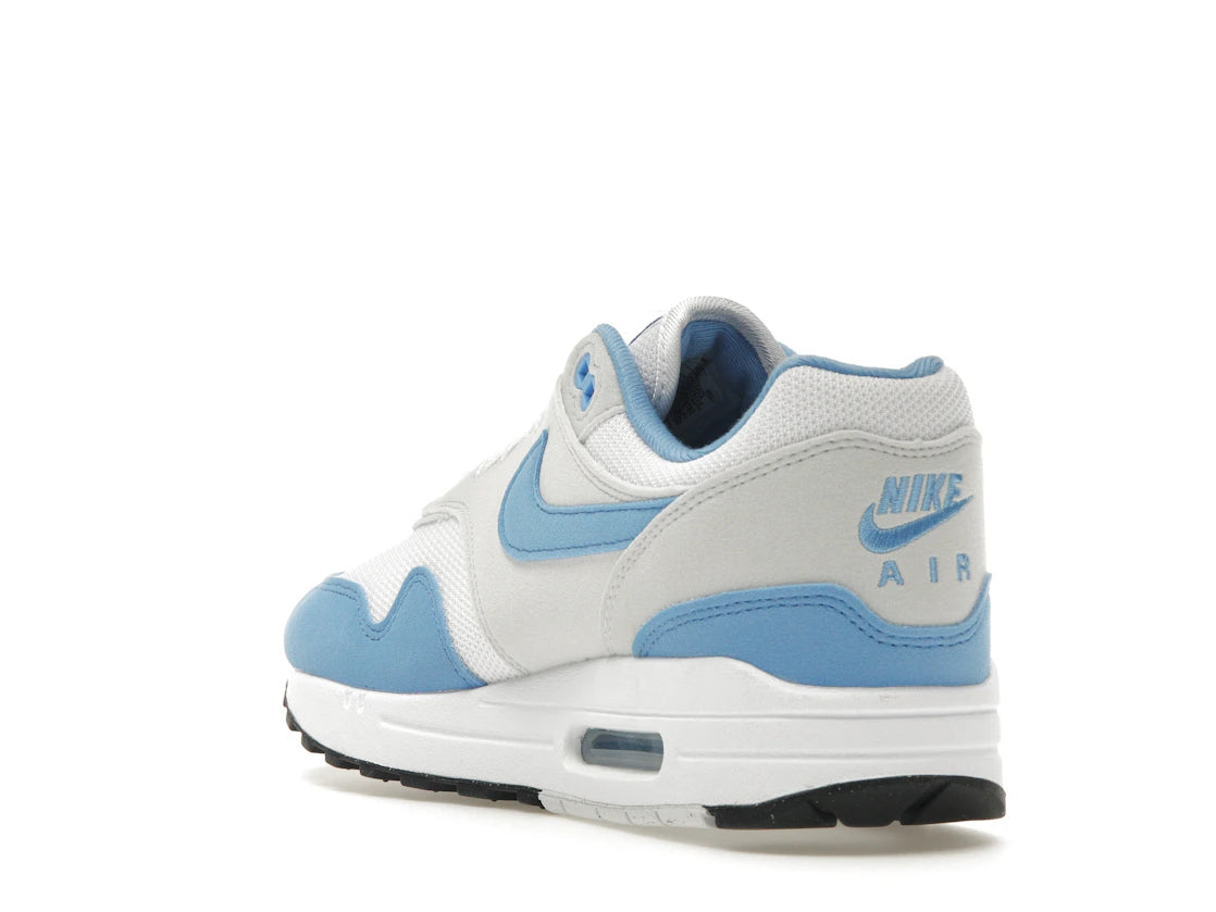 Nike Air Max 1 White University Blue - vue secondaire B