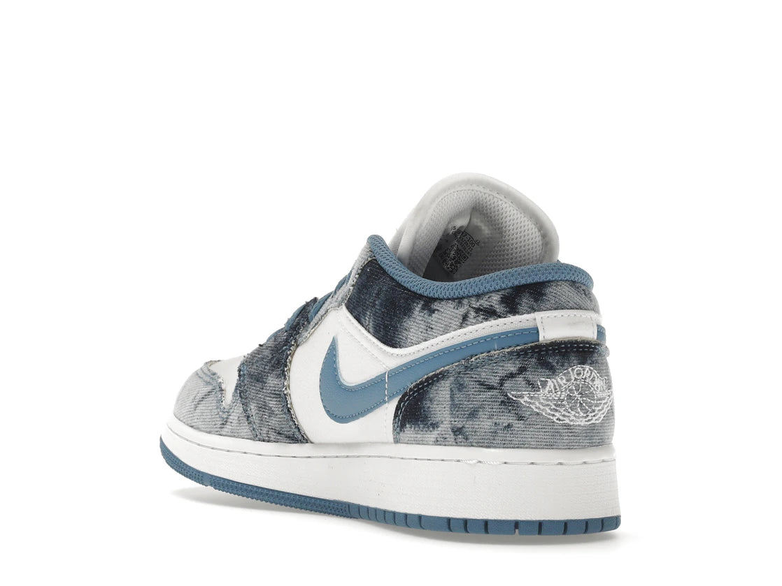 Jordan 1 Low Washed Denim (GS) - vue secondaire B