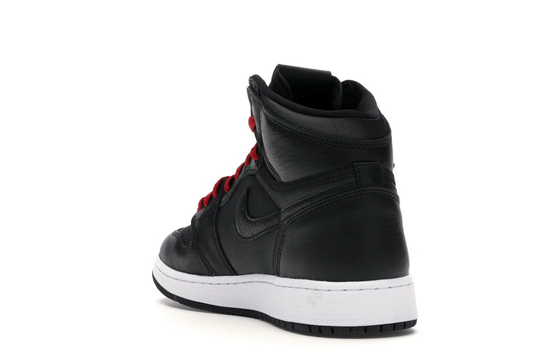 Jordan 1 Retro High Black Gym Red (GS) - vue secondaire B