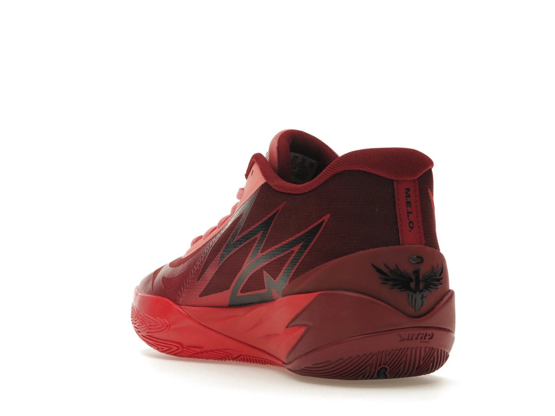 Puma LaMelo Ball MB.02 Lo Team Intense Red - vue secondaire B