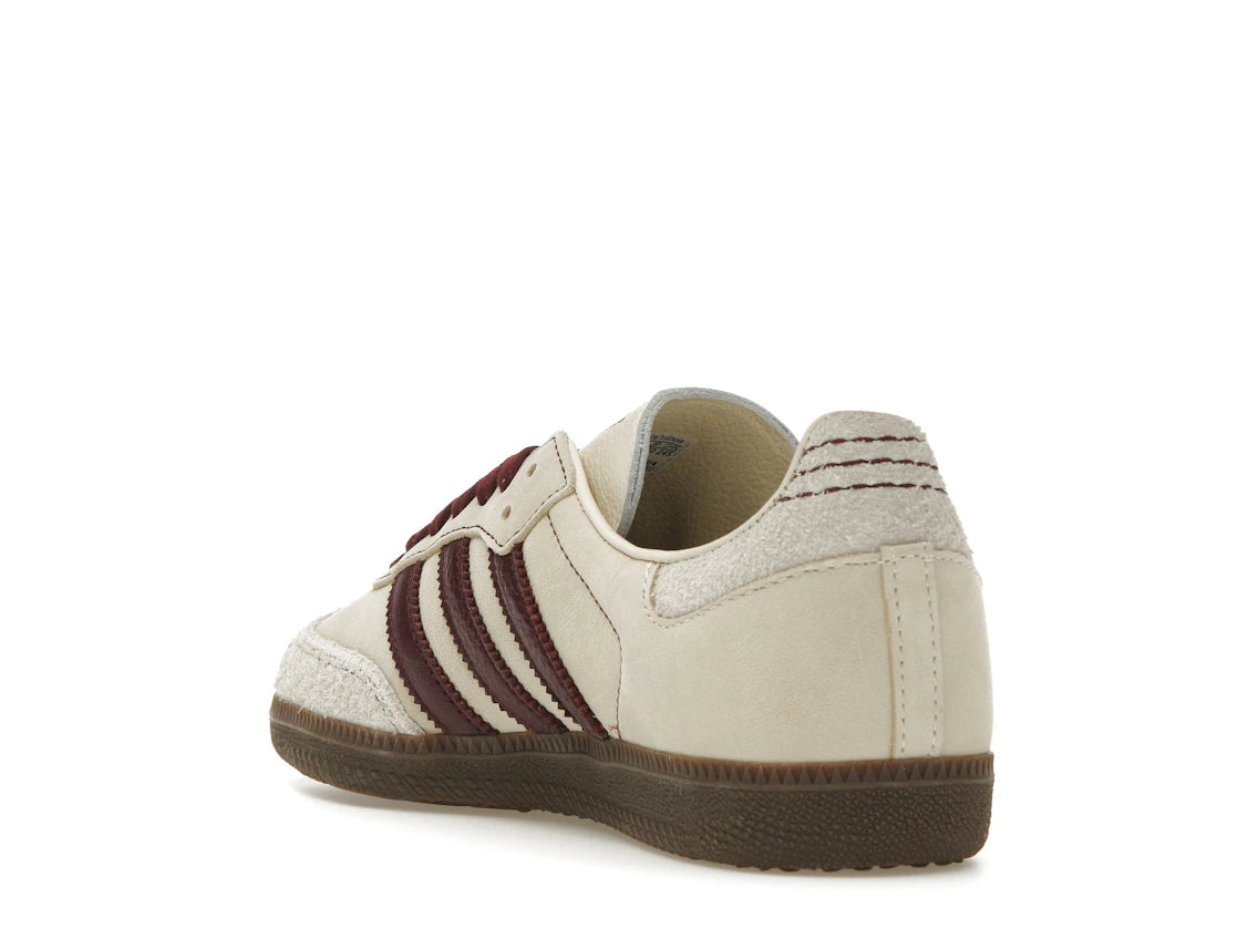 adidas Samba OG Wonder White Maroon (Damen) - vue secondaire B