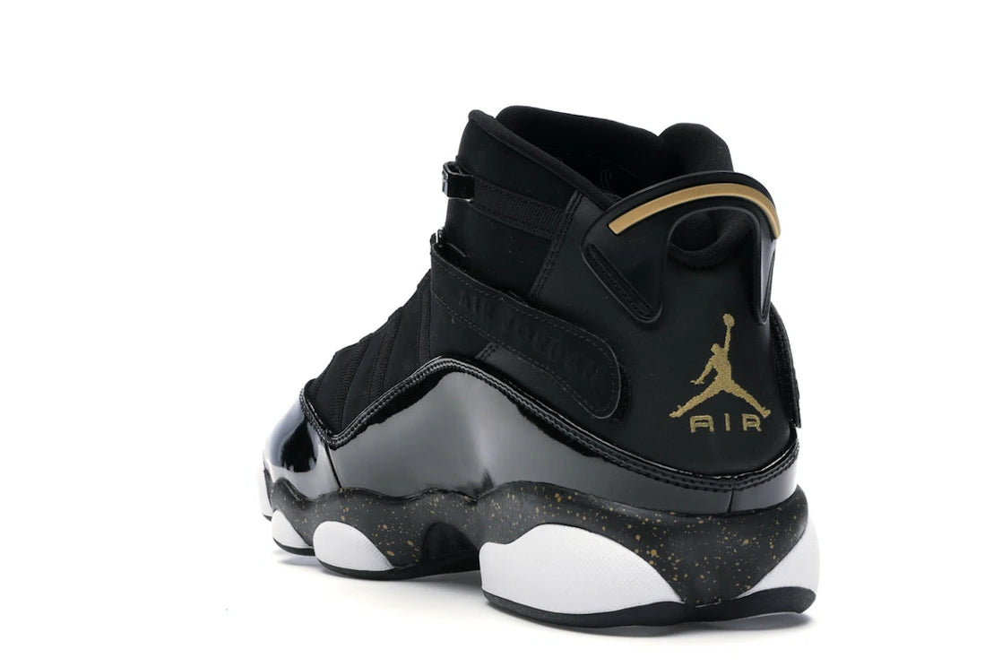 Jordan 6 Rings Black Metallic Gold White - vue secondaire B
