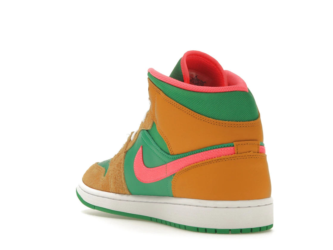 Jordan 1 Mid SE Wheat Watermelon - vue secondaire B