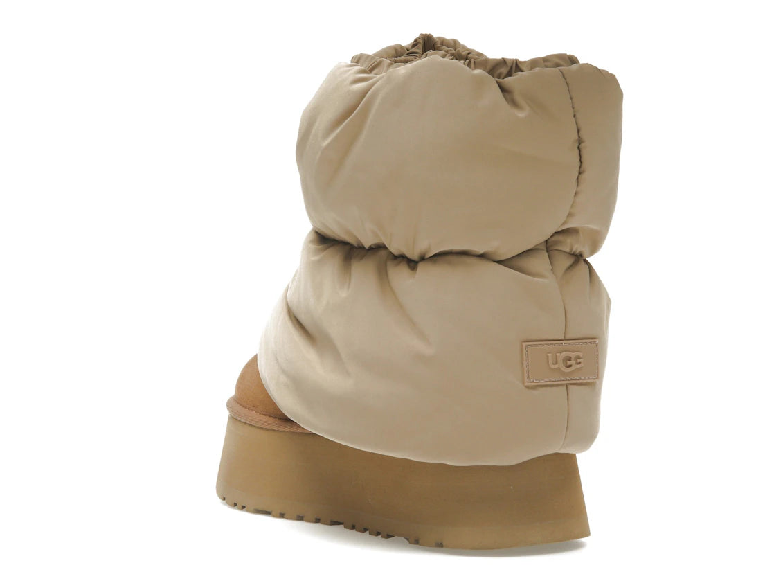 UGG Classic Mini Dipper Puffer Boot Amphora Chestnut (Women's) - vue secondaire B