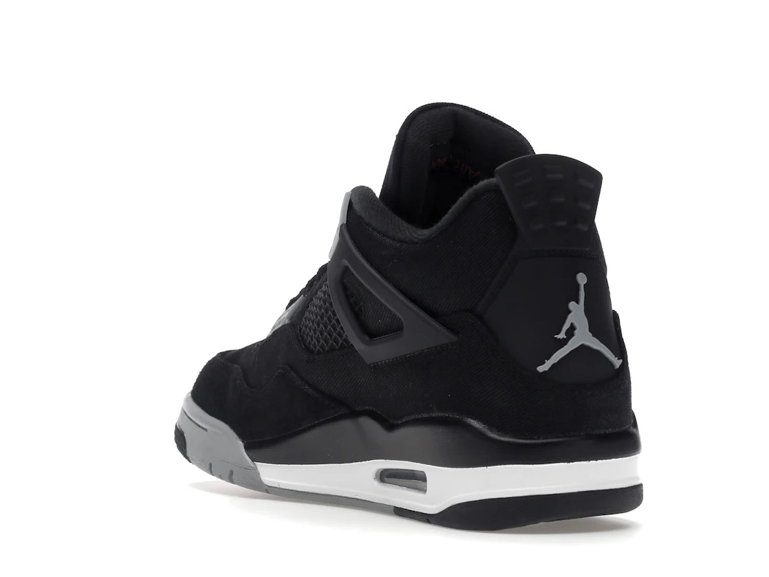 Jordan 4 Retro SE Schwarzer Canvas - vue secondaire B
