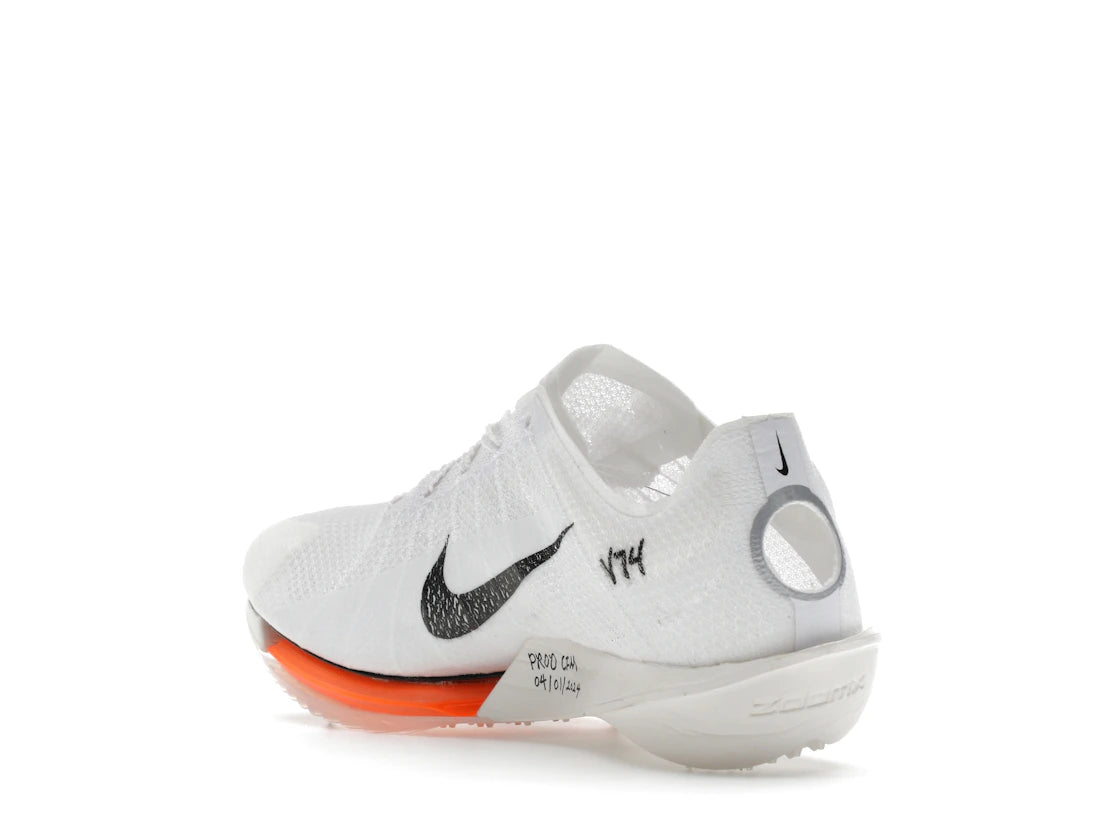 Nike ZoomX Victory 2 Prototype White Total Orange - vue secondaire B