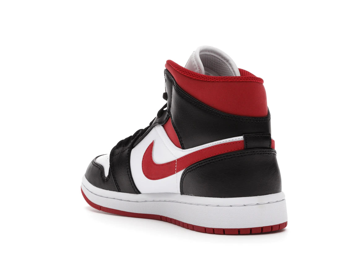 Jordan 1 Mid Gym Red Black White - vue secondaire B