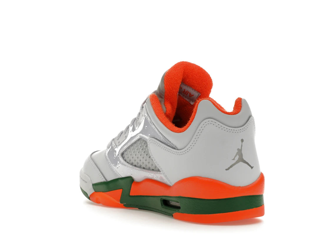 Jordan 5 Retro Low Miami Hurricanes (GS) - vue secondaire B