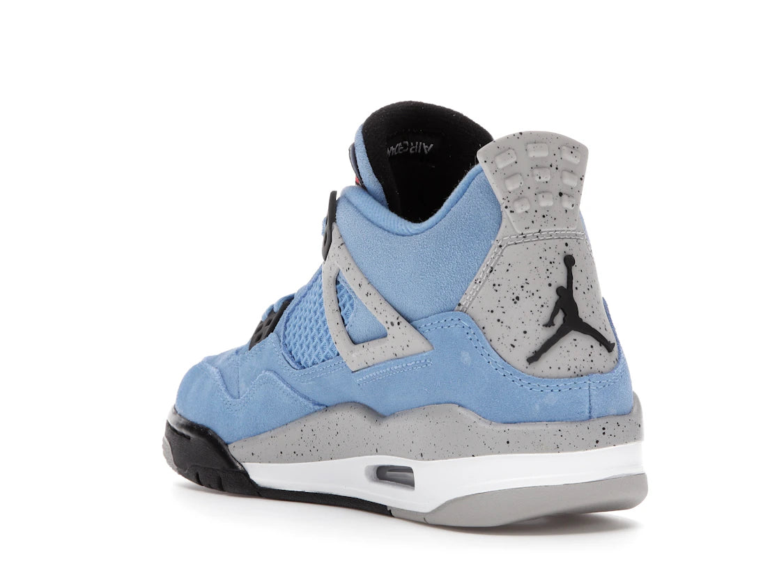 Jordan 4 Retro University Blue (GS) - vue secondaire B
