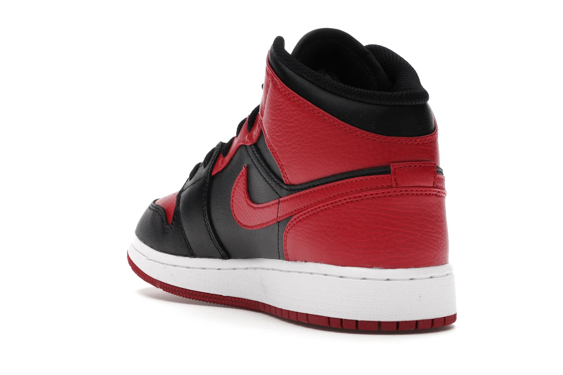 Jordan 1 Mid Banned (2020) (GS) - vue secondaire B