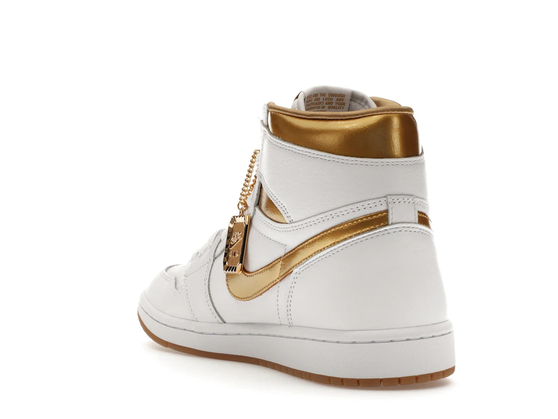 Jordan 1 Retro High OG Metallic Gold (Women's) - vue secondaire B