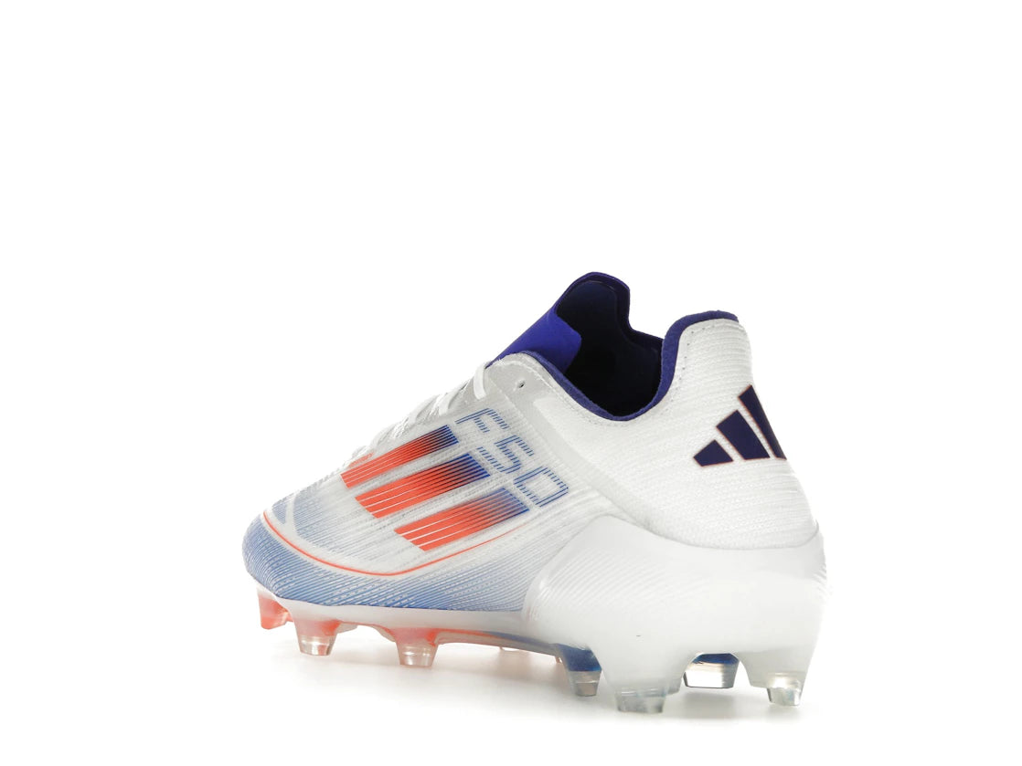 adidas F50 Elite FG Cloud White Solar Red Lucid Blue - vue secondaire B