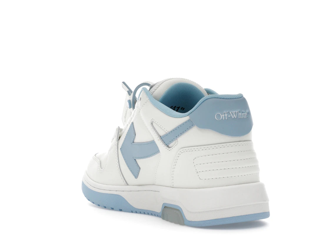 OFF-WHITE Out Of Office OOO Low Tops Weiß Hellblau (2023) - vue secondaire B