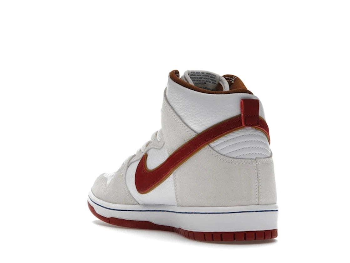 Nike SB Dunk High Sail Bright Crimson - vue secondaire B