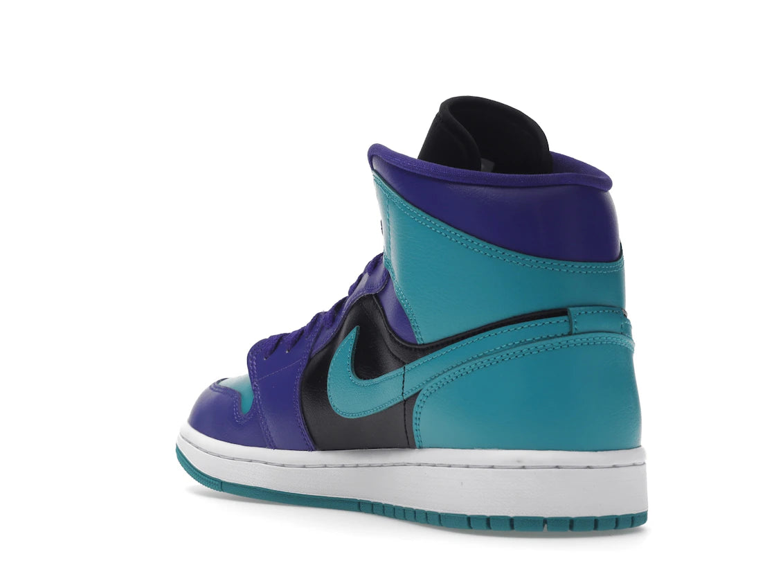Jordan 1 Mid Black Grape (Damen) - vue secondaire B