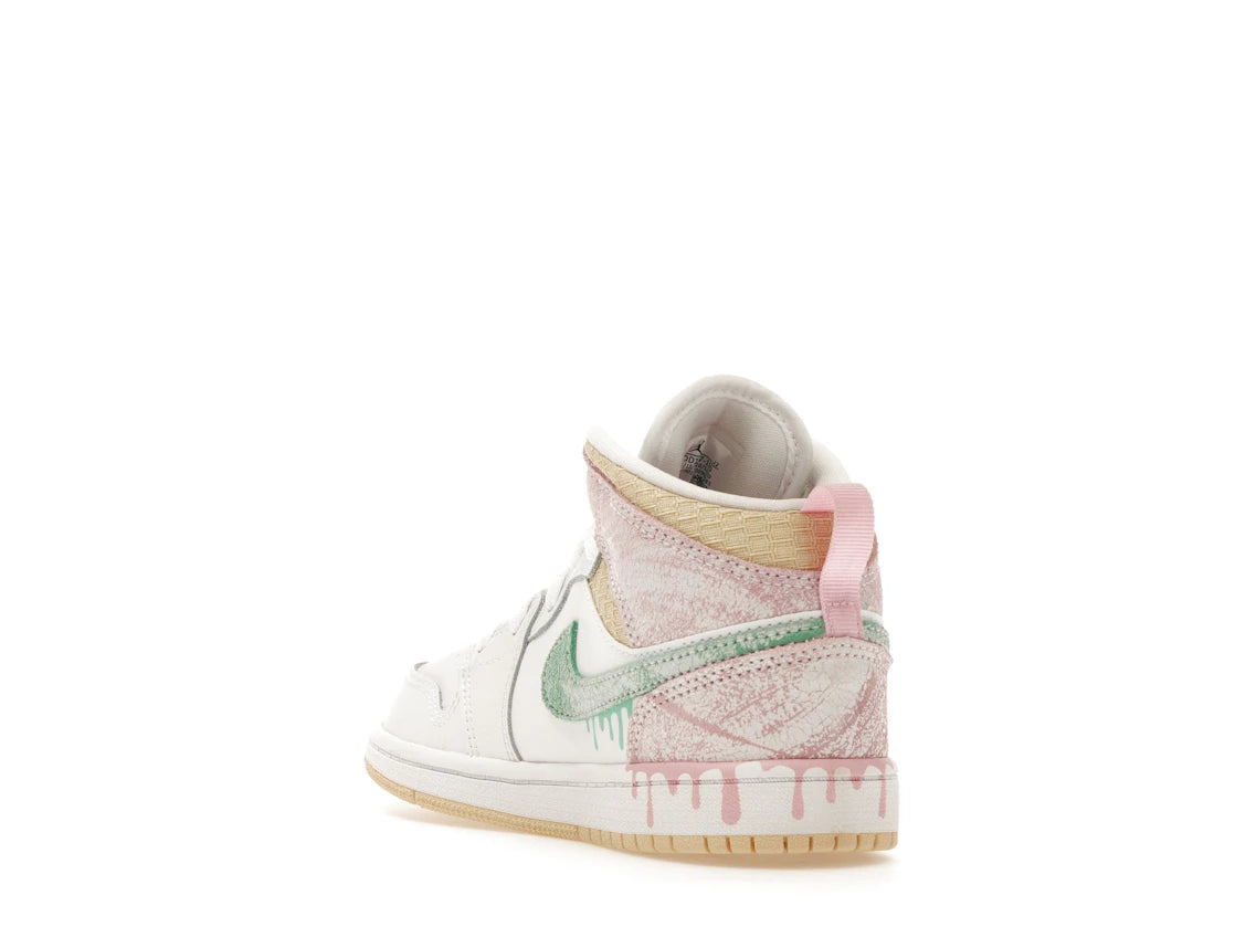 Jordan 1 Mid Paint Drip (PS) - vue secondaire B