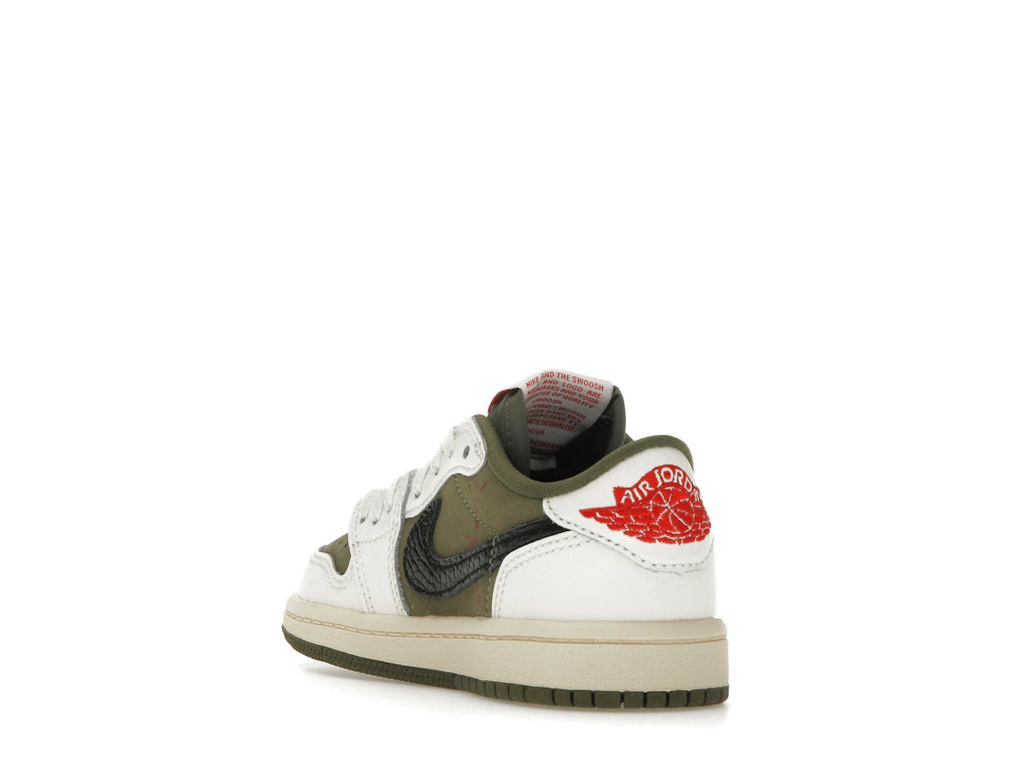Jordan 1 Retro Low OG SP Travis Scott Medium Olive (PS) - vue secondaire B