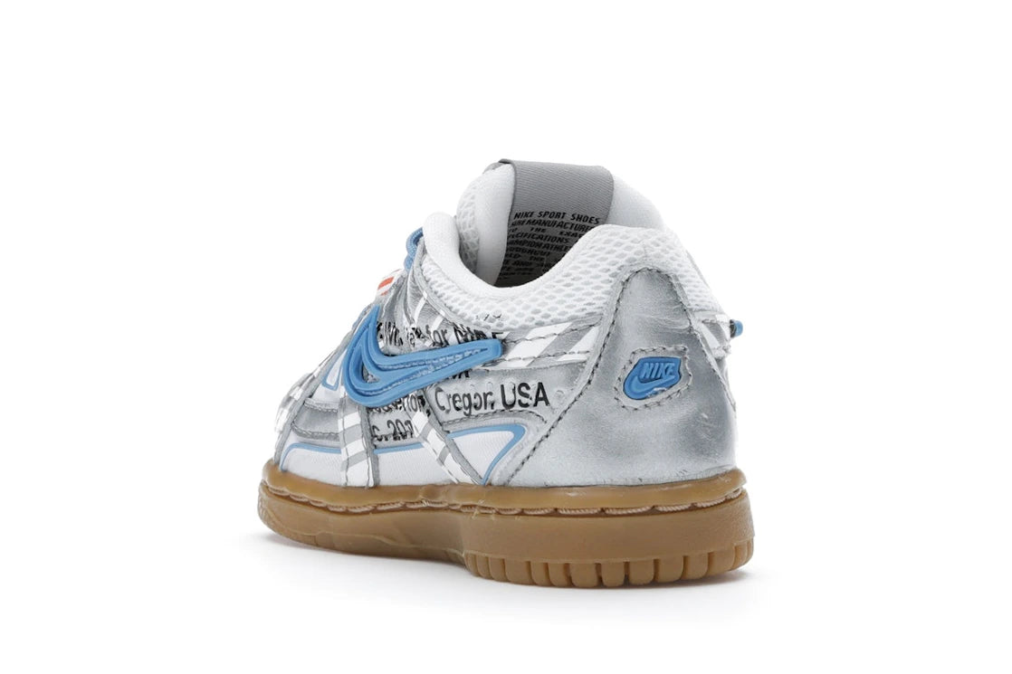 Nike Air Rubber Dunk Off-White University Blue (TD) - vue secondaire B