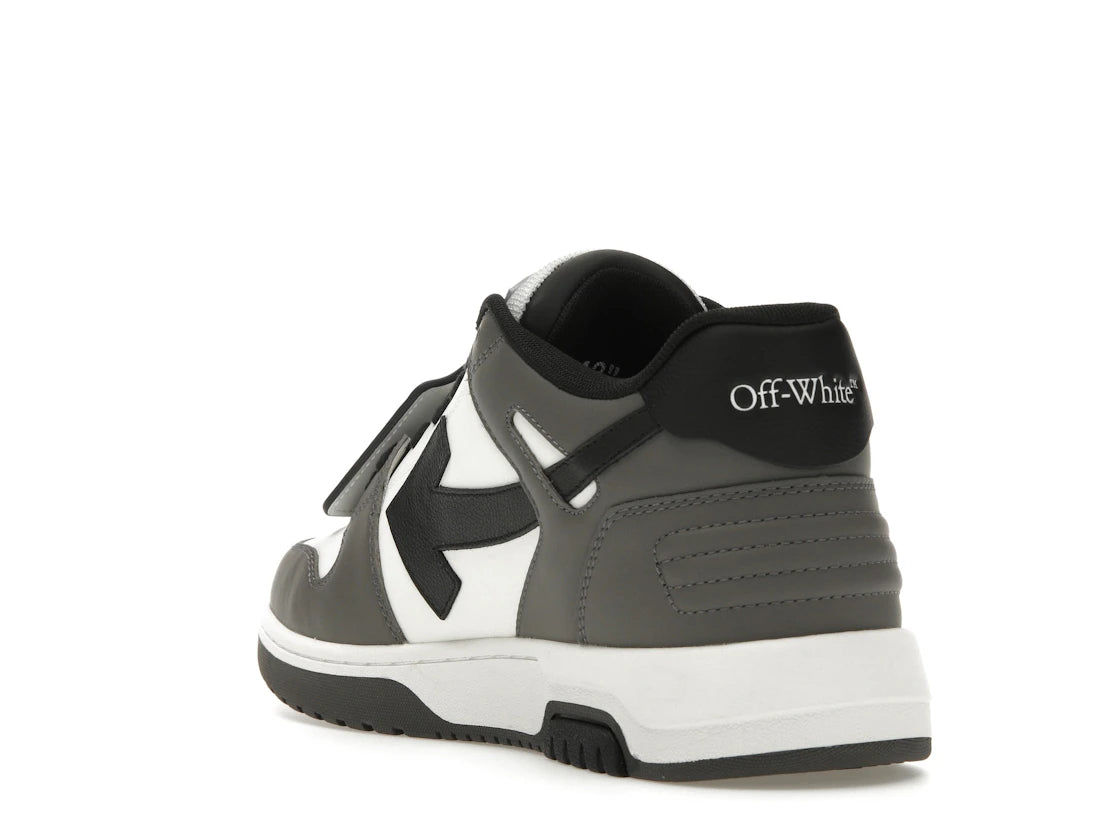OFF-WHITE Out Of Office OOO Low Tops Dunkelgrau Schwarz - vue secondaire B