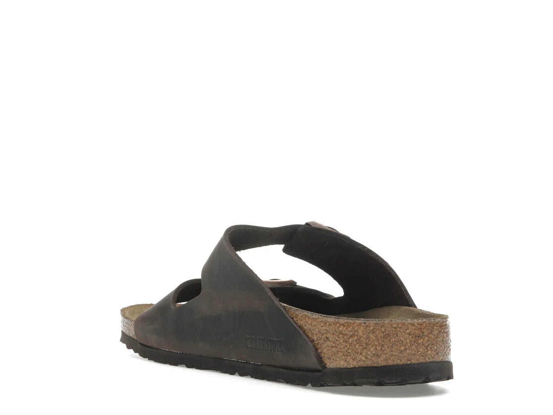 Birkenstock Arizona geöltes Leder Habana - vue secondaire B