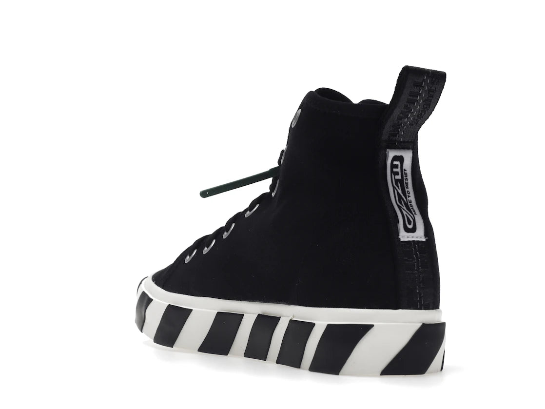 OFF-WHITE Vulc Mid Canvas Black White - vue secondaire B