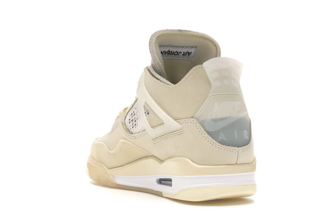 Jordan 4 Retro Off-White Sail (Women's) - vue secondaire B