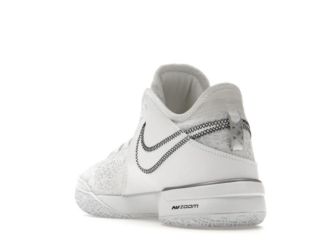 Nike Zoom LeBron NXXT Gen White Metallic Silver - vue secondaire B