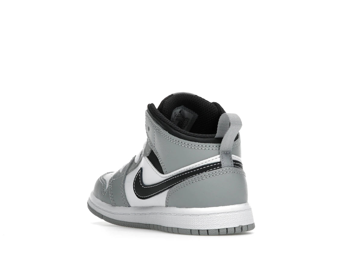 Jordan 1 Mid Light Smoke Grey (2022) (TD) - vue secondaire B