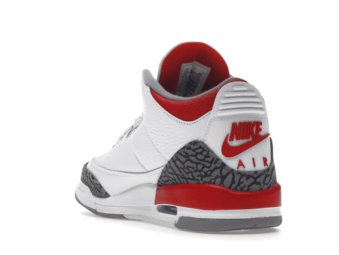 Jordan 3 Retro Fire Red (2022) (GS) - vue secondaire B
