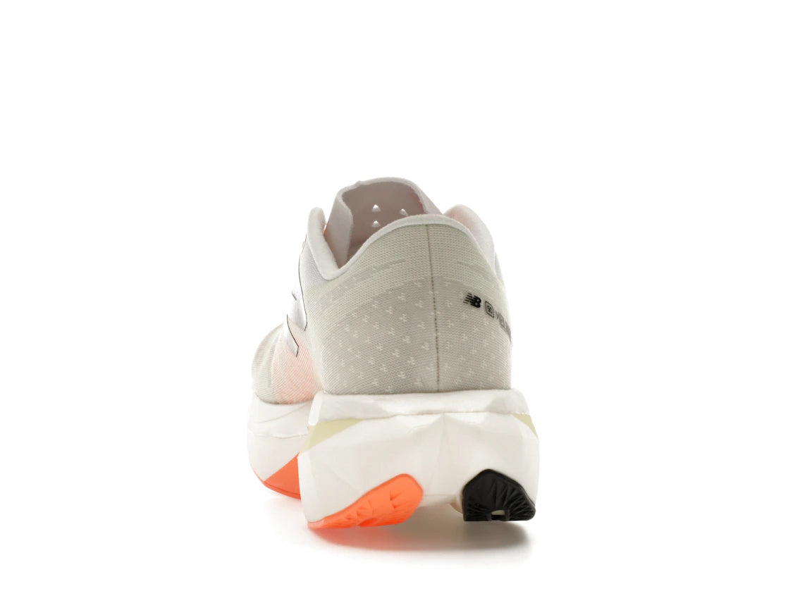 New Balance FuelCell SuperComp Elite v4 White Angora Hot Mango
