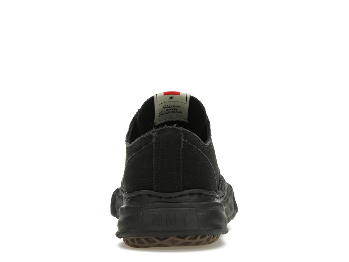 Maison Mihara Yasuhiro Peterson OG Sole Canvas Low Black Black