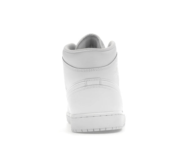 Jordan 1 Mid Triple White