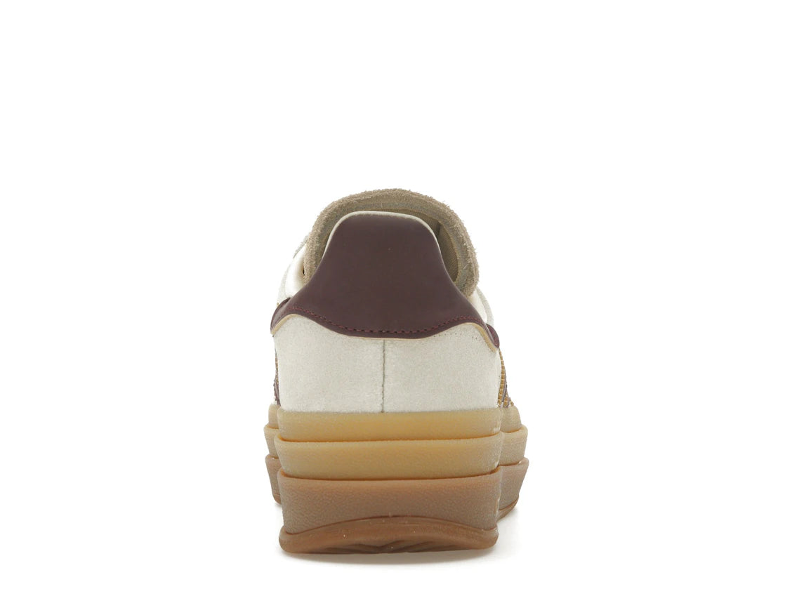 adidas Gazelle Bold Cream White Maroon (Women's)