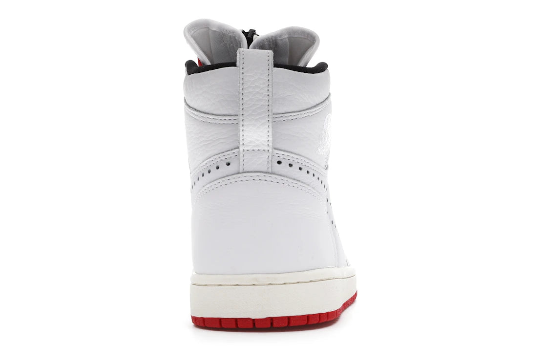 Jordan 1 Retro High Zip White University Red