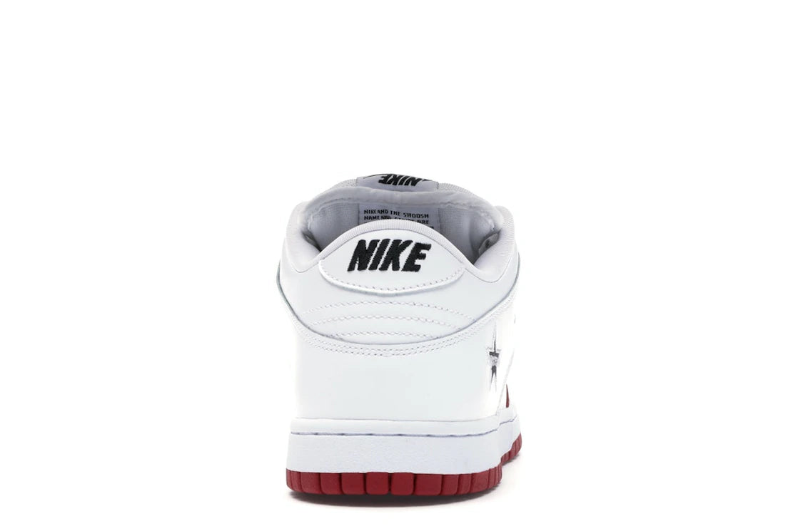 Nike SB Dunk Low Supreme Jewel Swoosh Red