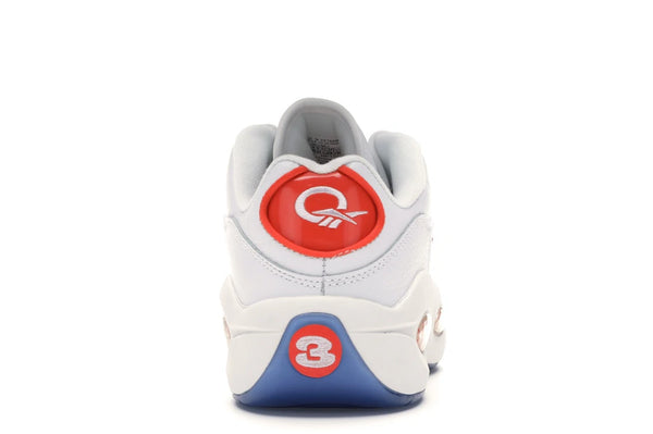 Reebok Question Low Patent Toe Orange