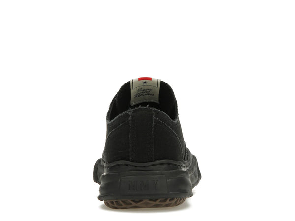 Maison Mihara Yasuhiro Peterson OG Sole Canvas Low Schwarz Schwarz