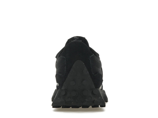 New Balance 327 Black White Tongue Logo